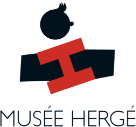Logo Musée Hergé avec filet blanc